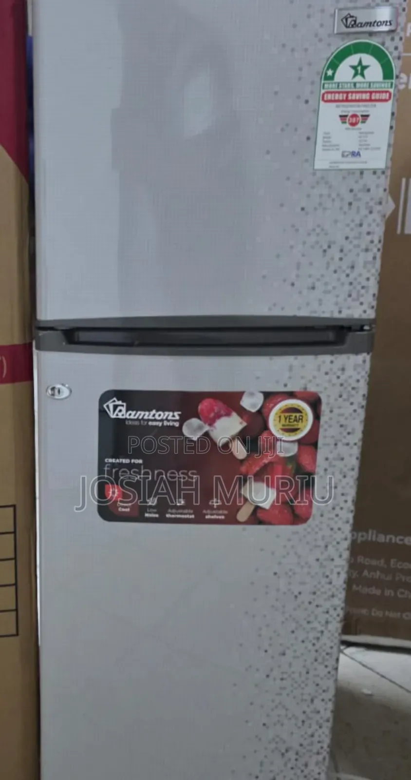 Ramtons RF/339 138L Double Door Refrigerato