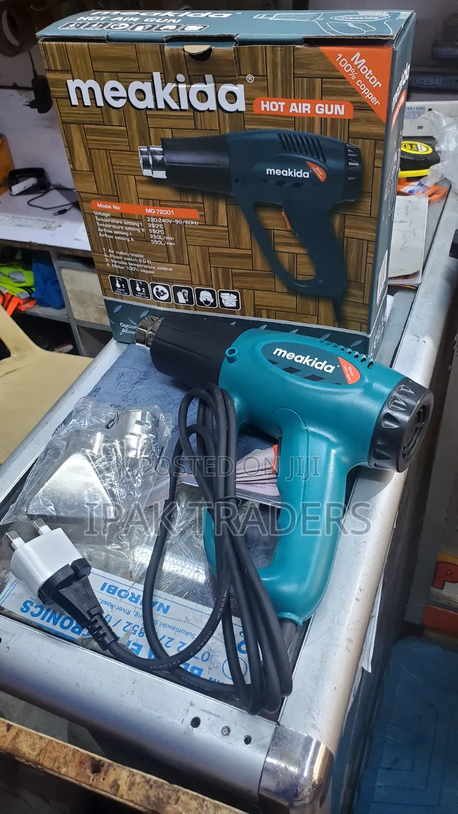 2000W Hot Air High Quality Heat Gun Heavy Duty Power Tool