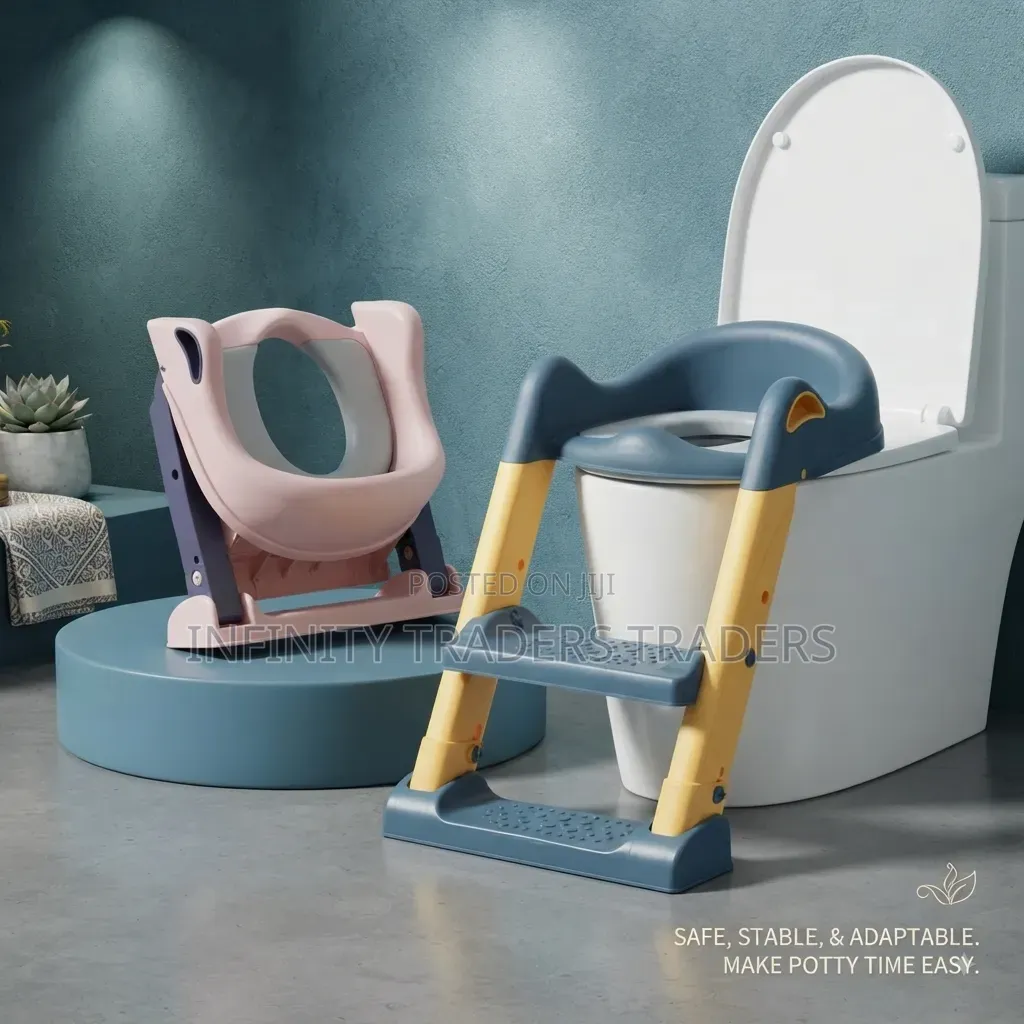 Baby Auxiliary Toilet Ladder Folding Seat for Kids