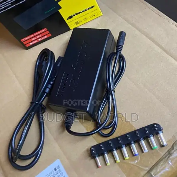 Multi-Voltage Notebook Power Adapter 96W 8 Tips