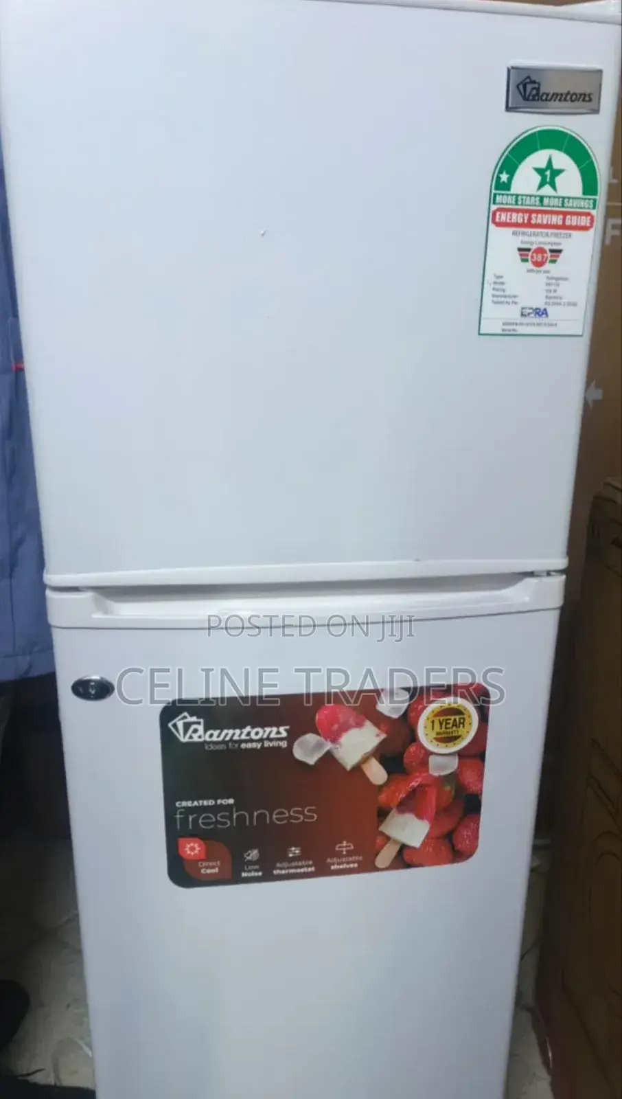 Ramtons 138L Direct Cool Fridge – Efficient Cooling Modern Design
