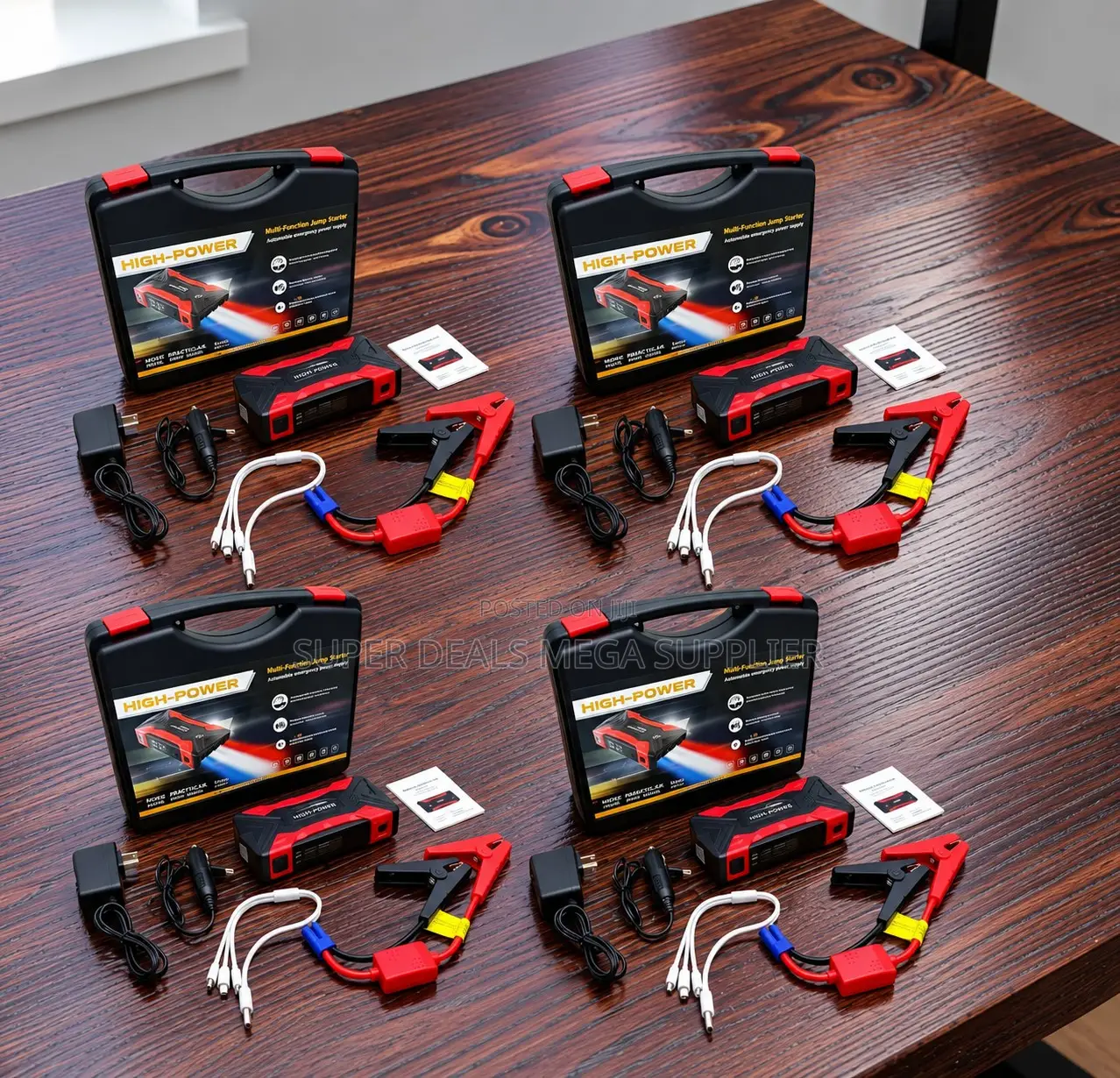 High Power Portable 12V 99800mAh Car Jump Starter Battery Booster
