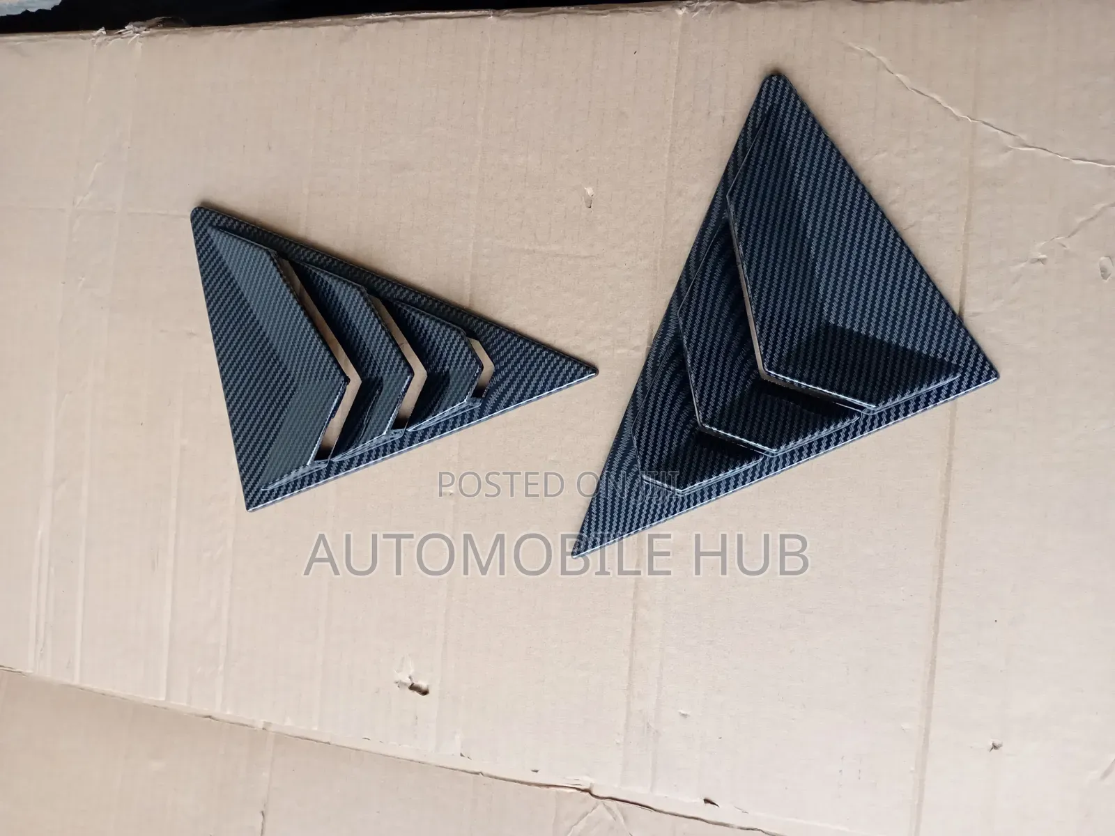 Toyota Mark X Window Louvers Sporty Rear Side Window Exterior Styling