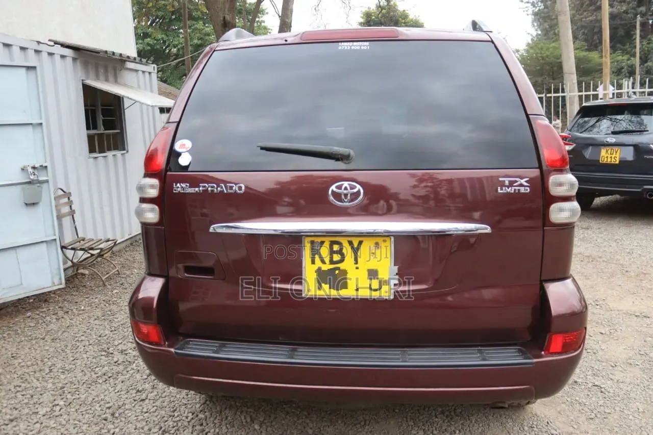 Toyota Land Cruiser Prado 2007 Maroon