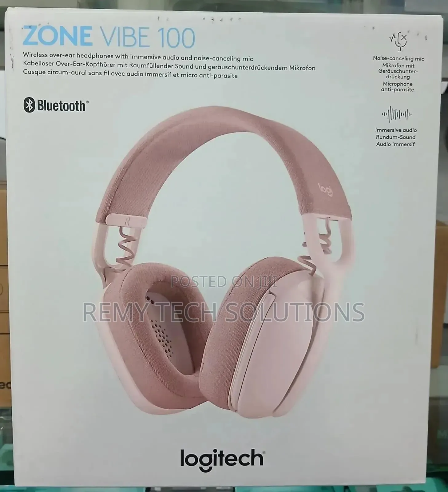 Logitech Zone Vibe 100 Bluetooth Over-the-Ear Headphones
