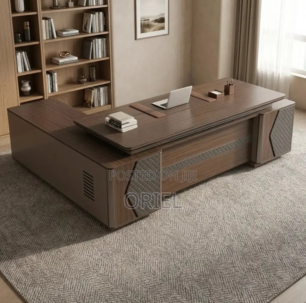 Office Desk : L-Shaped 2400MM Executive Table