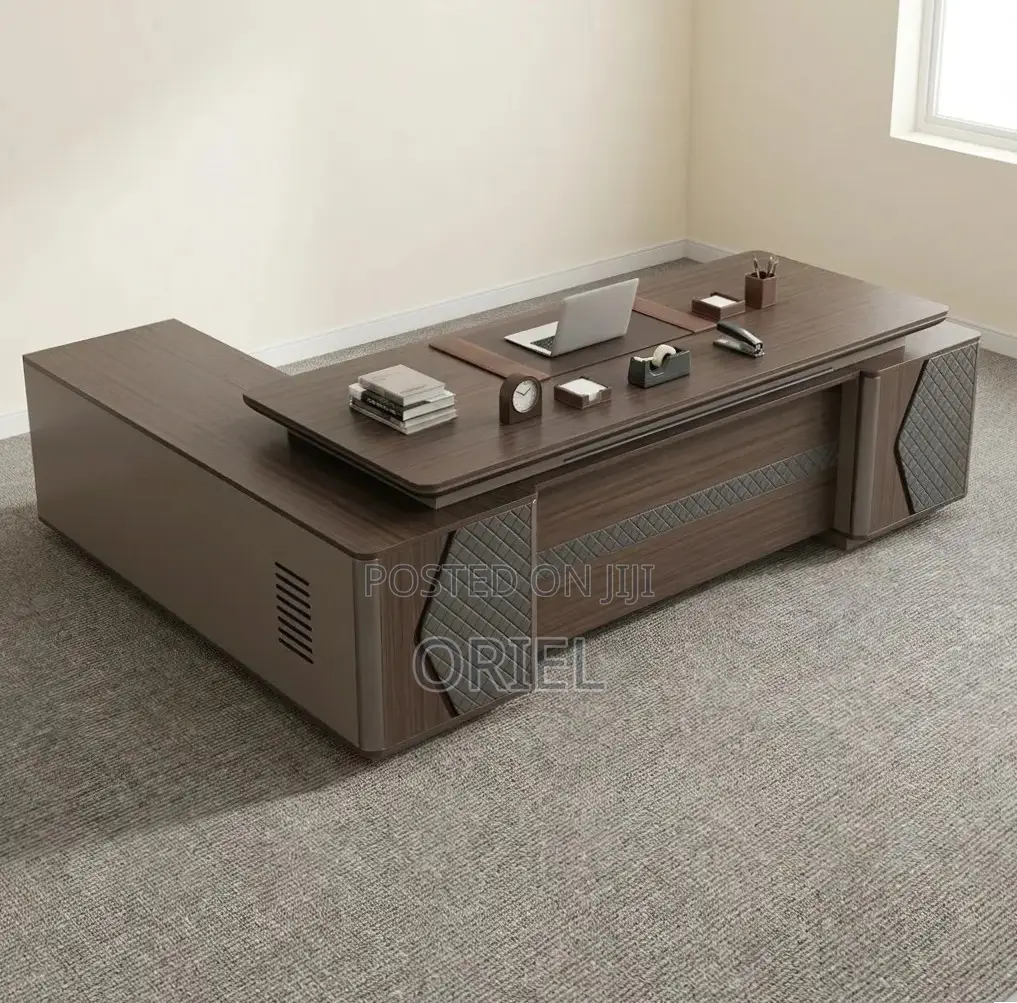 Office Desk : L-Shaped 2400MM Executive Table