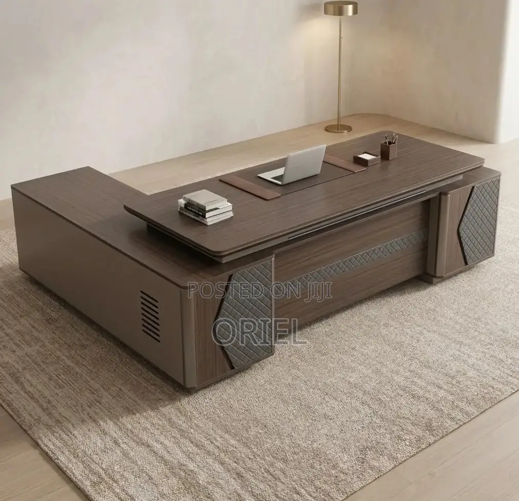 Office Desk : L-Shaped 2400MM Executive Table