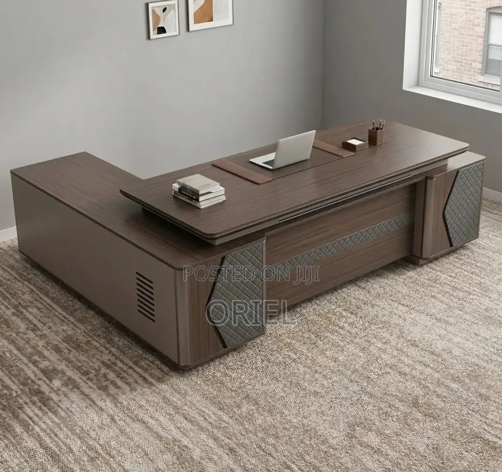 Office Desk : L-Shaped 2400MM Executive Table