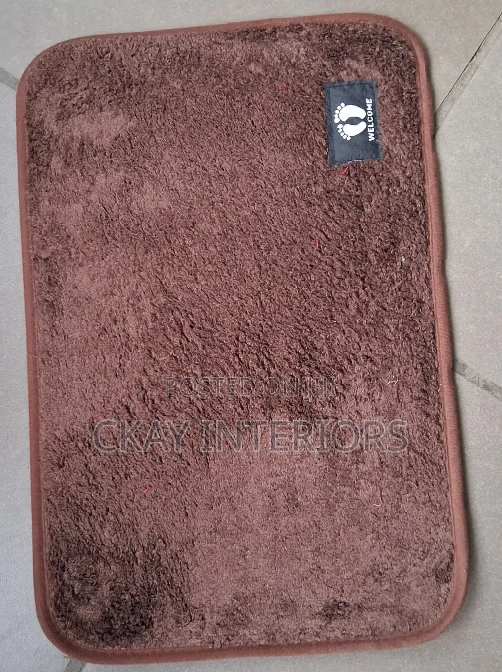 Brown and Orange Good Quality Door Mats