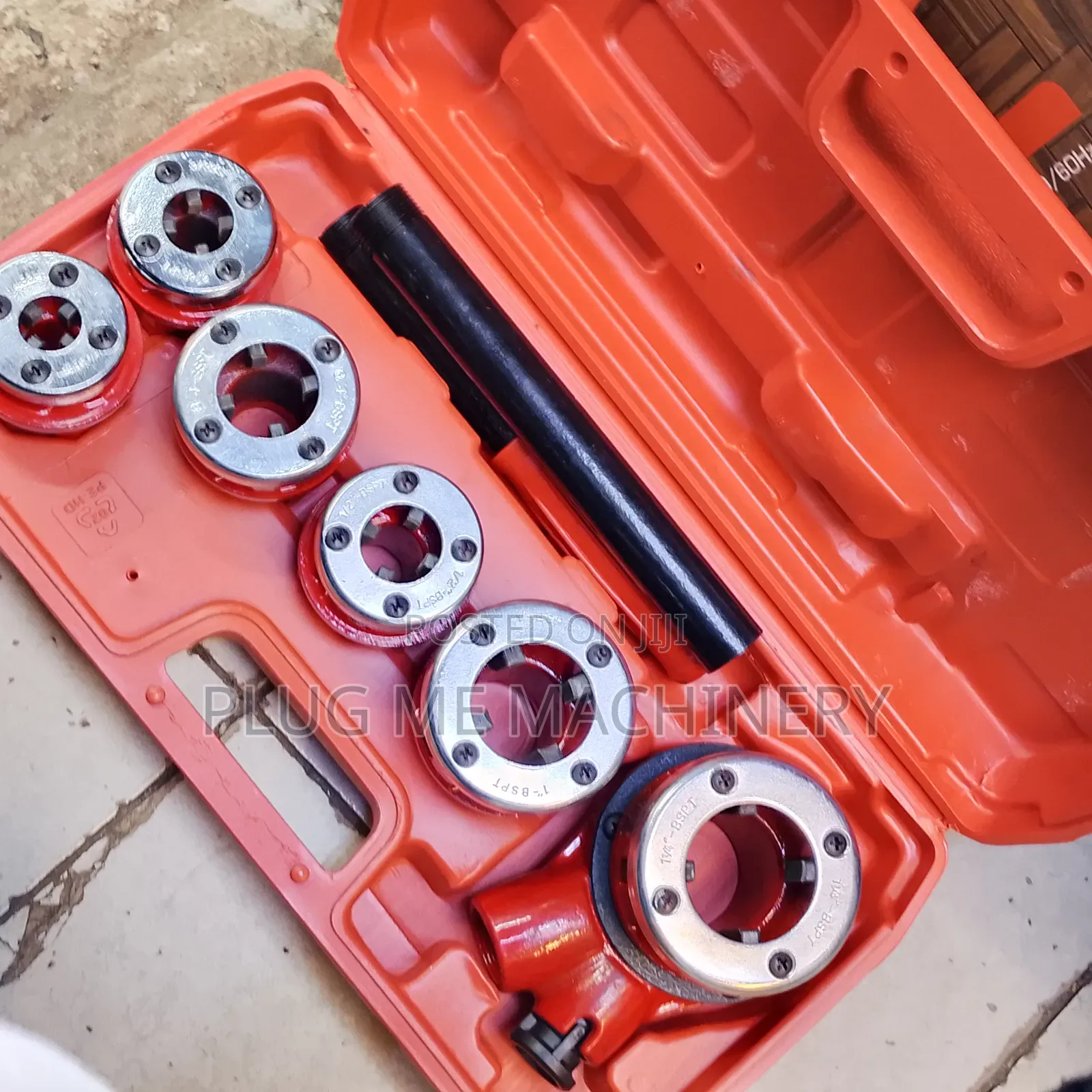 High Valued Pipe Threader Machine 6 PC/ Brand New Rachet Die Stock