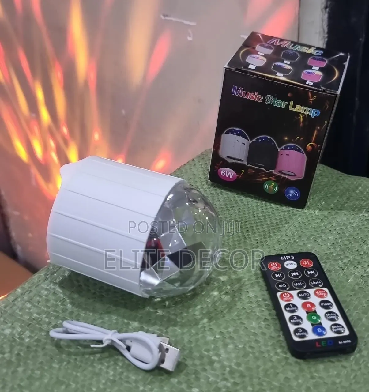 Rechargeable Portable Bluetooth Speaker Mini Music Magic Lamp – 6w