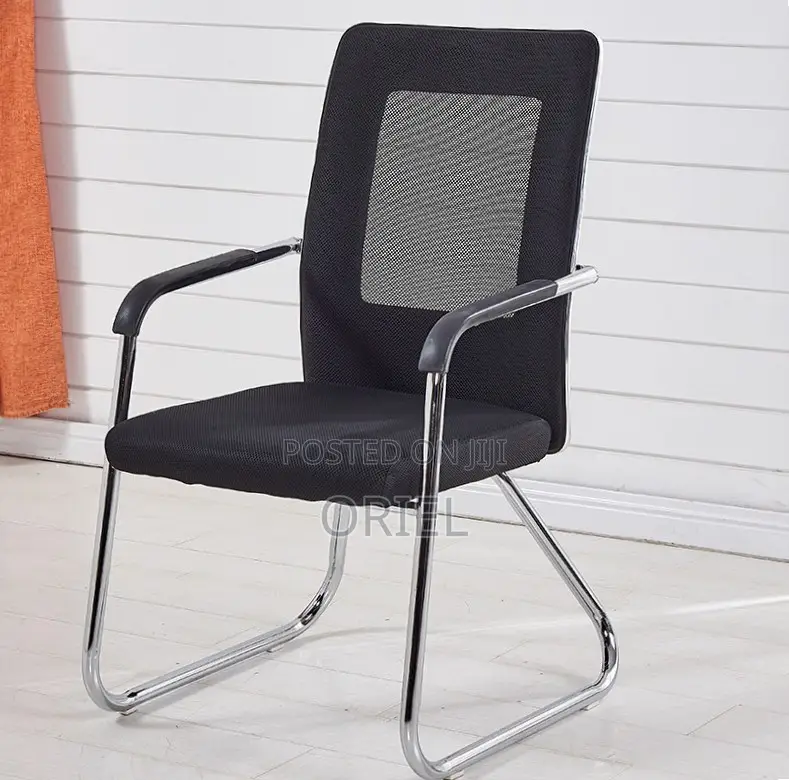 Office Chair : Aluminium Frame Visitor Waiting Chair