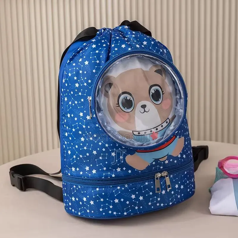 Kids Waterproof Drawstrings Swimming Bag