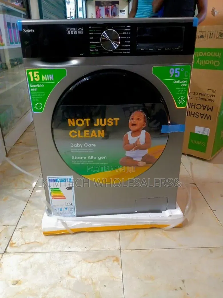 Syinix 8kg Washing Machine Front Load