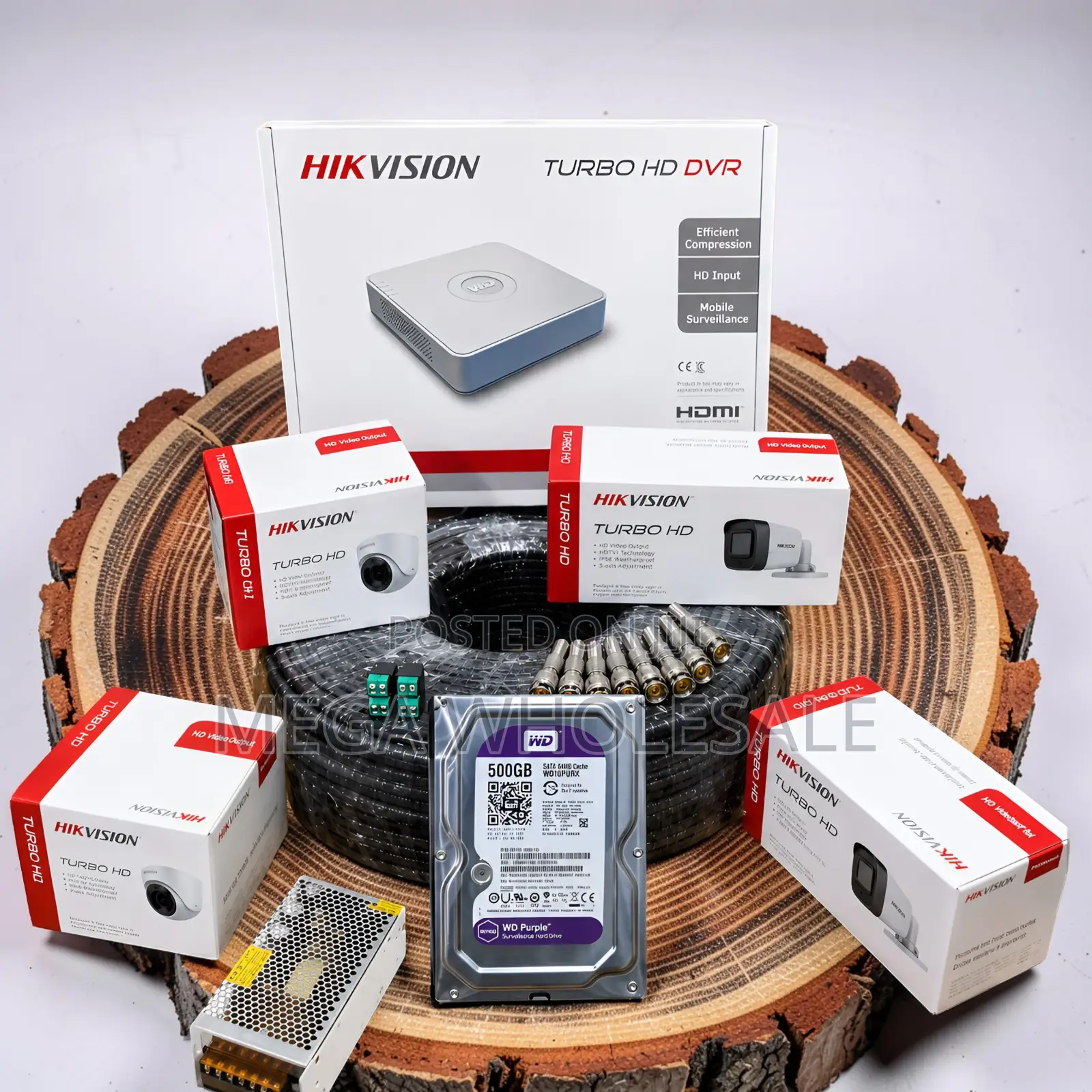 Cost-Effective 4 Hikvision 1080P CCTV Cameras Complete System Kit