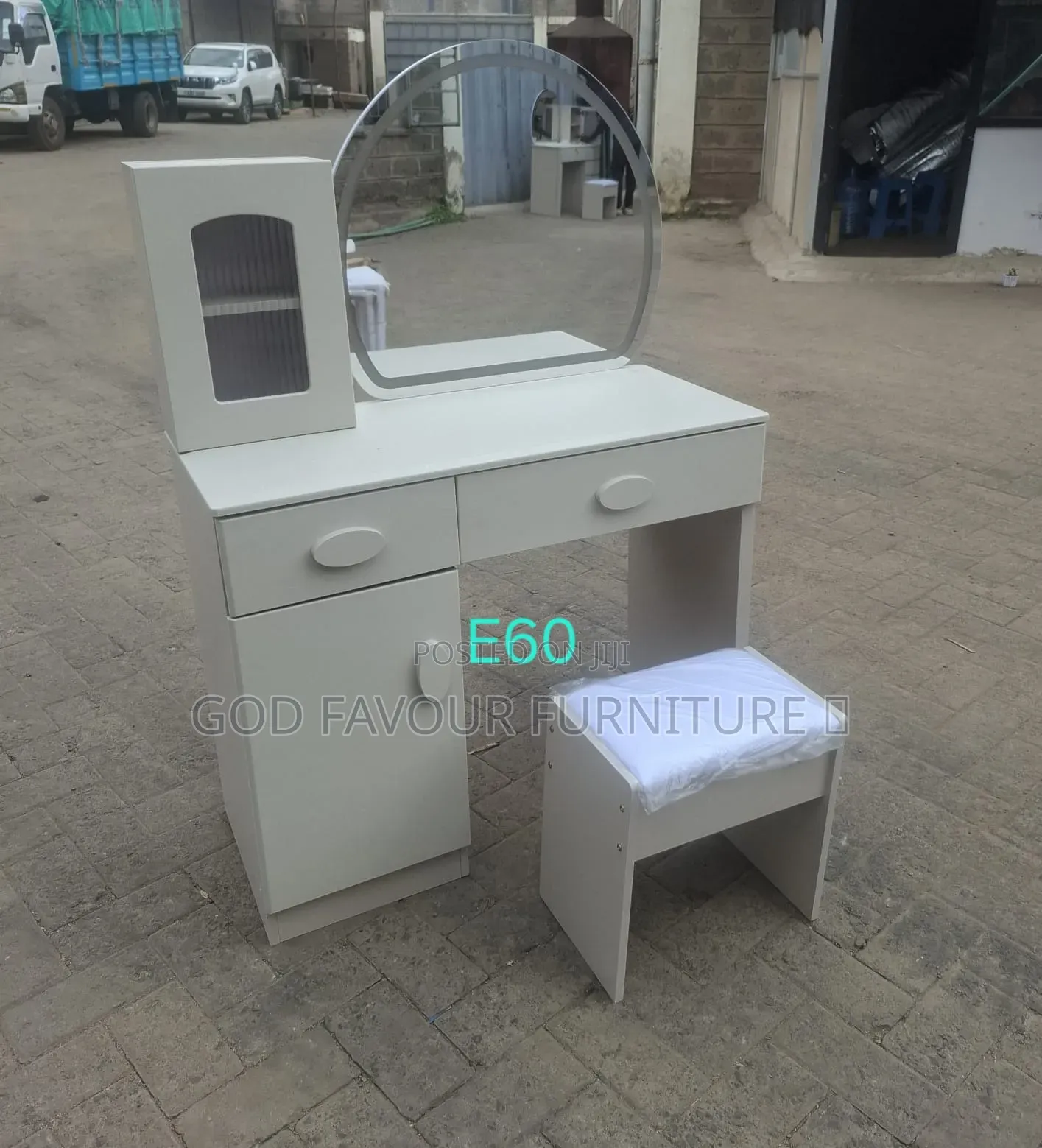 Makeup Table With Lights ,E63 Dressing Table With a Stool Ljh73