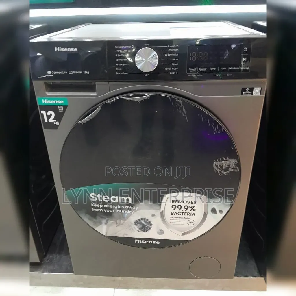 Hisense 12kg Washing Machine Front Load Wash and Spin