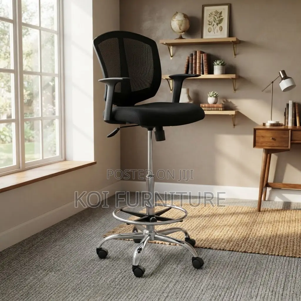 Office Chairs; High Height Receptionist Secretaries Mesh Chair