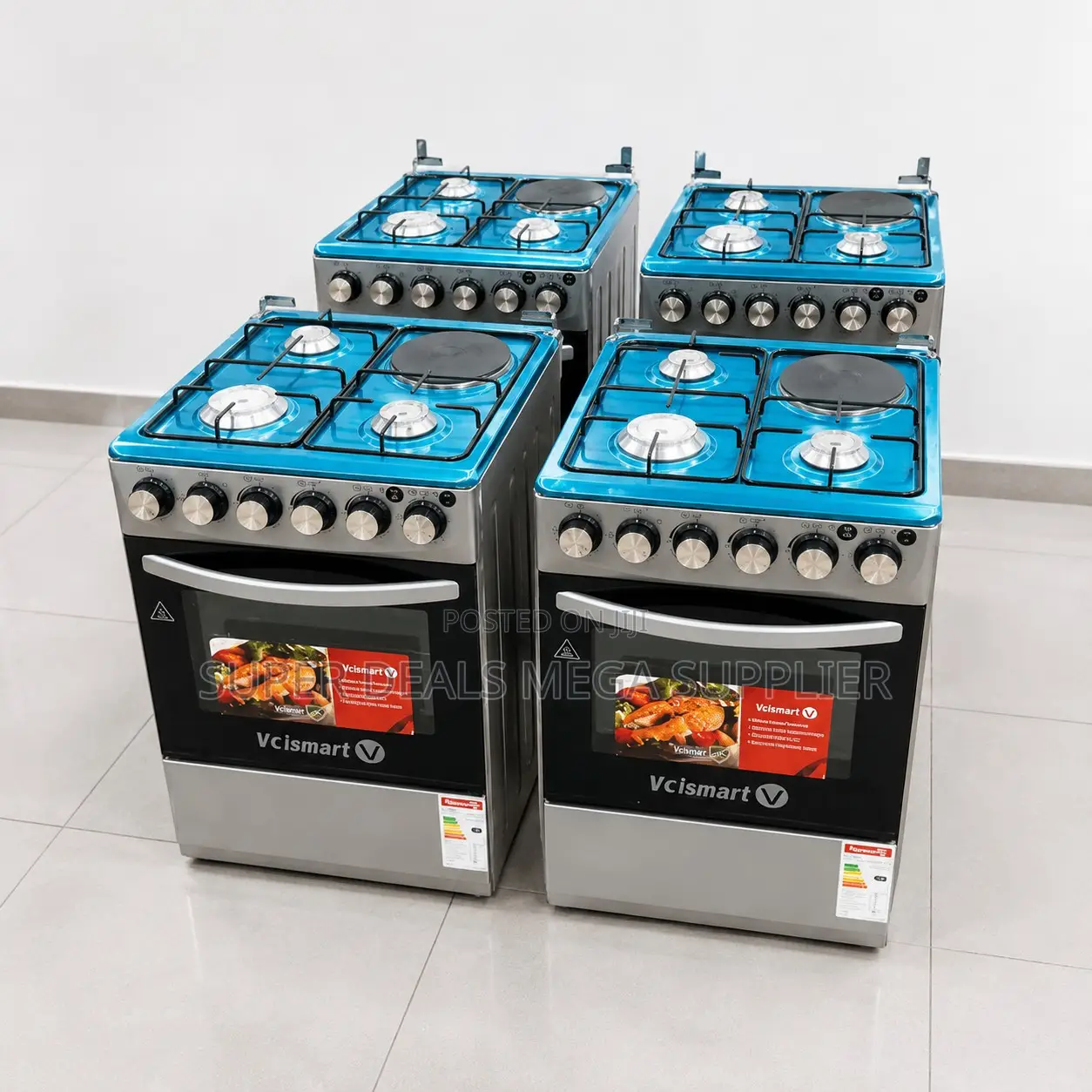 Prices 3 Gas Burners +1 Electric Free Standing Cookers