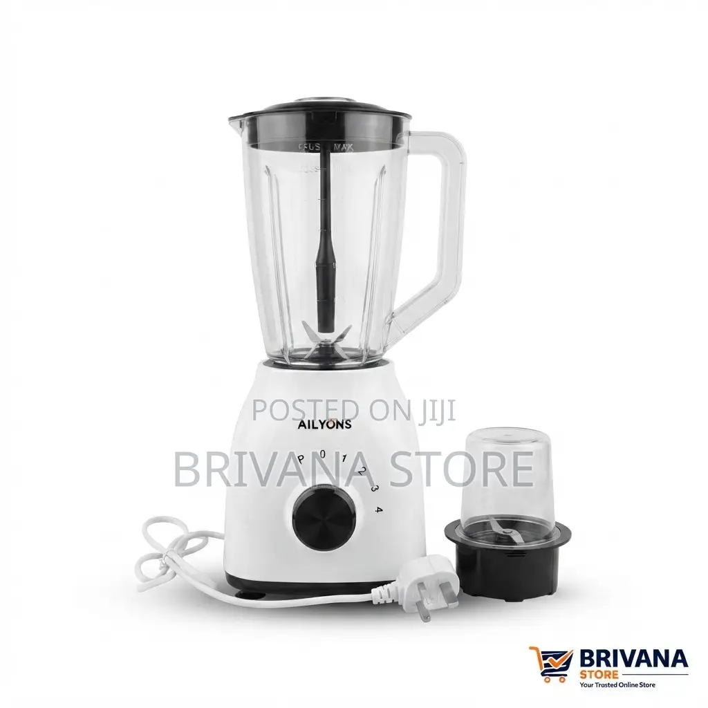 Ailyons 2-in-1 Blender Grinder 4 Speed Powerful Motor