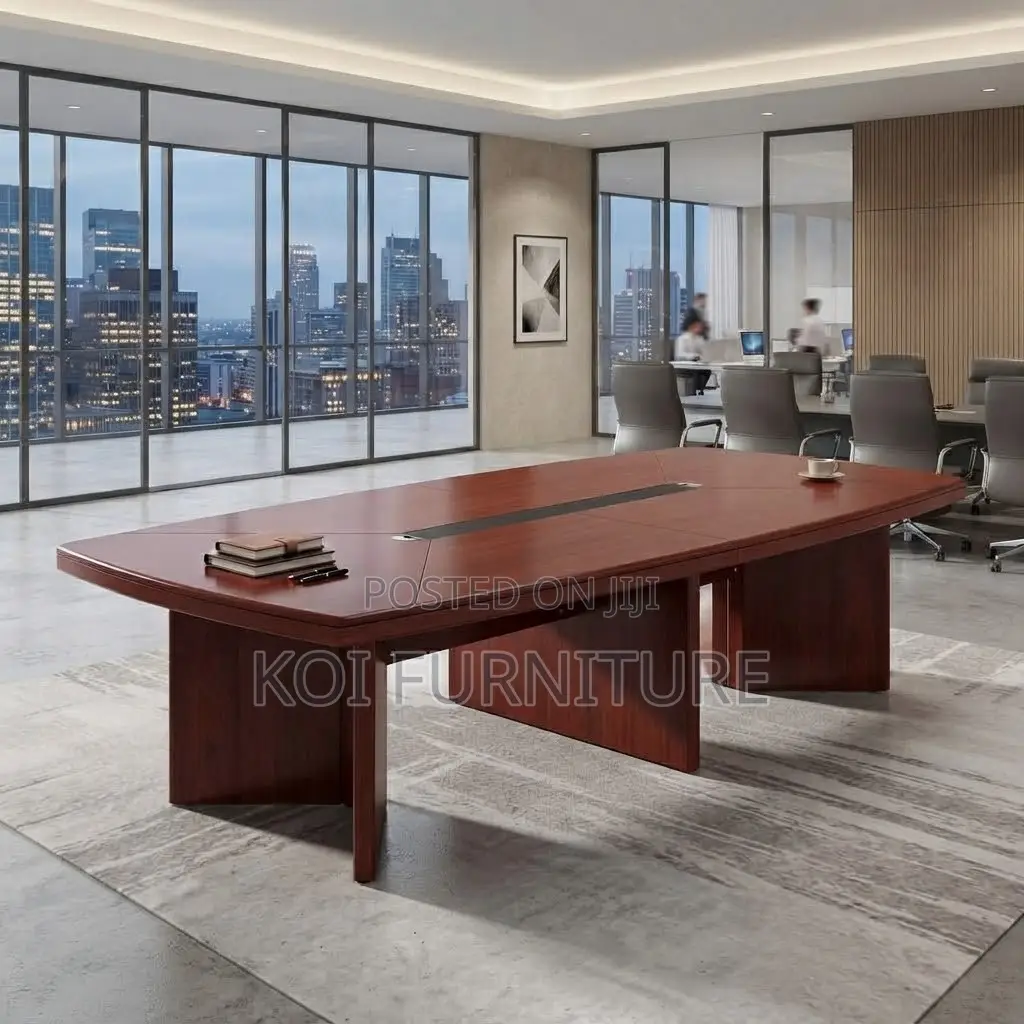 Boardroom Table; 3 Meters Brown Professional Executive Table