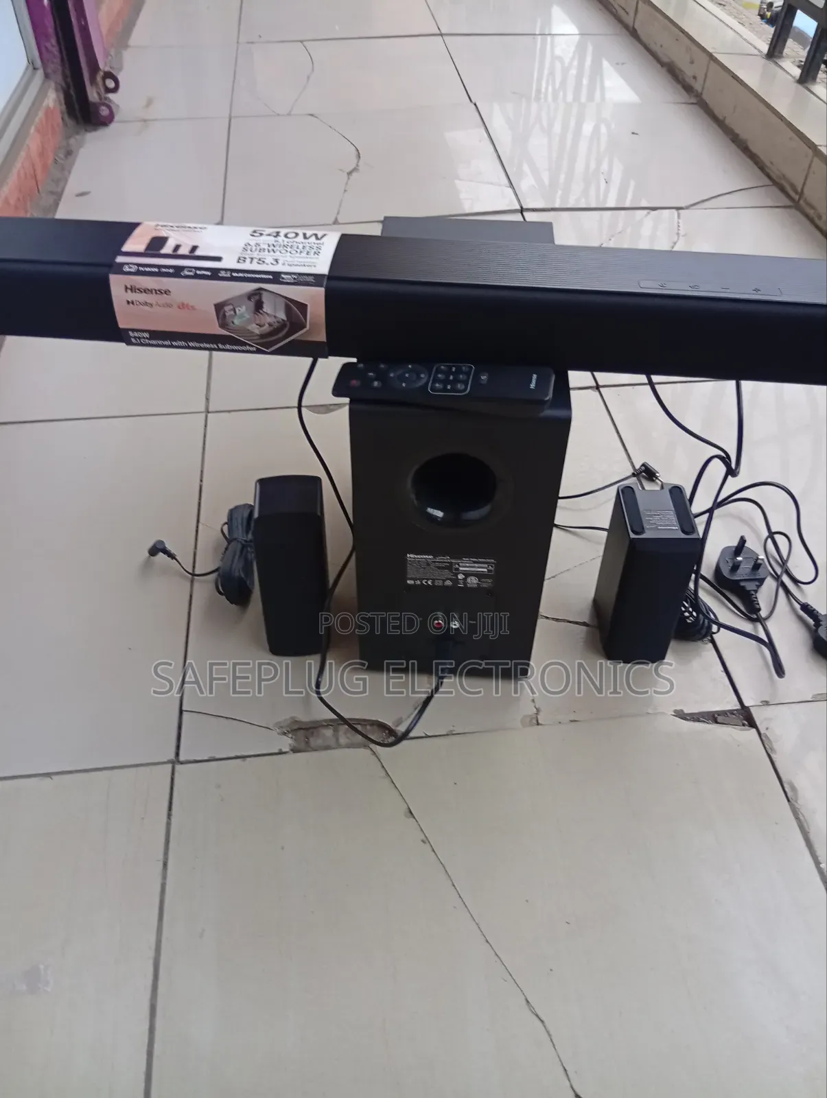 Hisense HS5100 540W Soundbar – 5.1CH Home Theatre Sound System