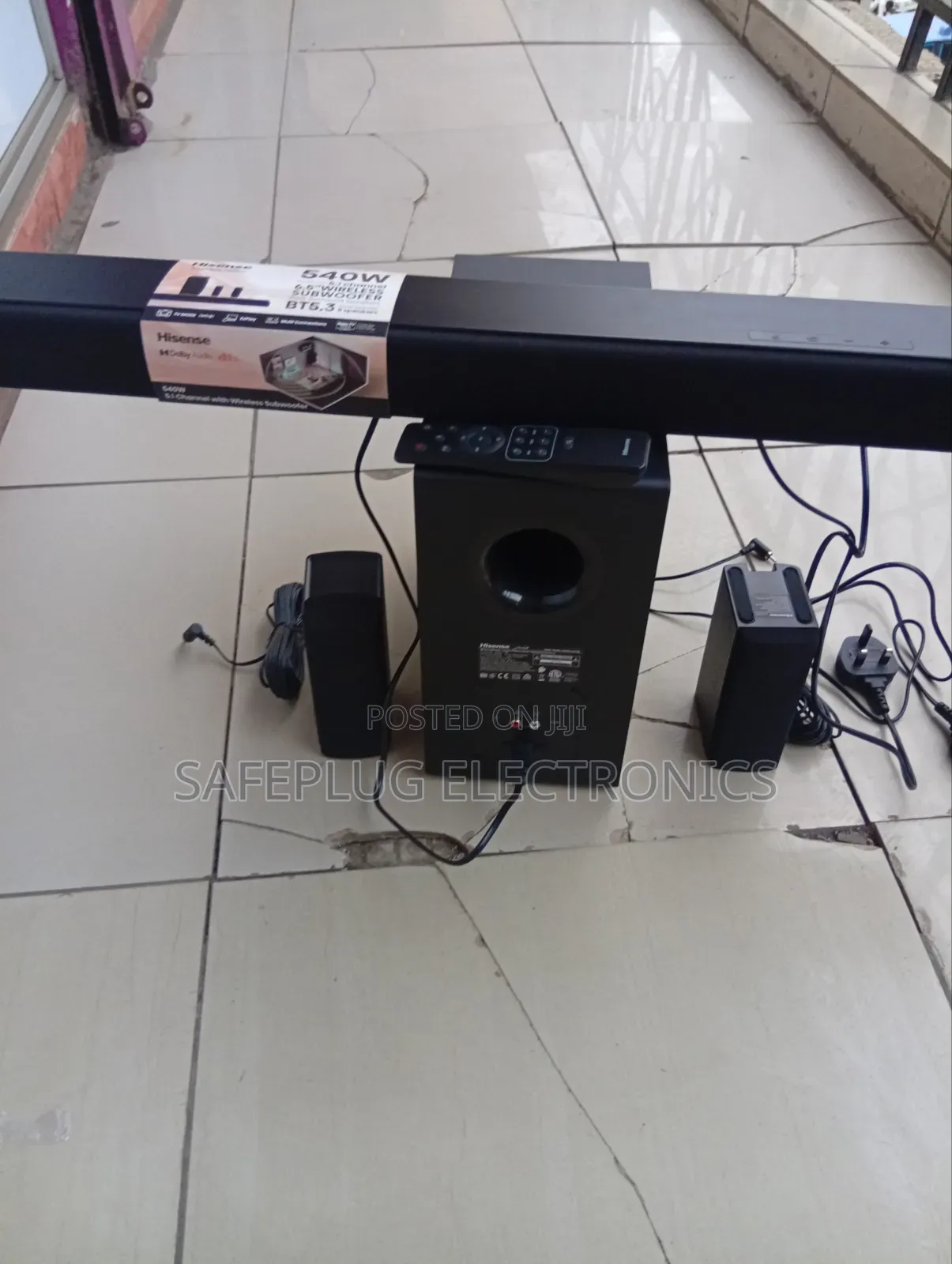 Hisense 540W HS5100 Sound System – 5.1CH Soundbar Subwoofer