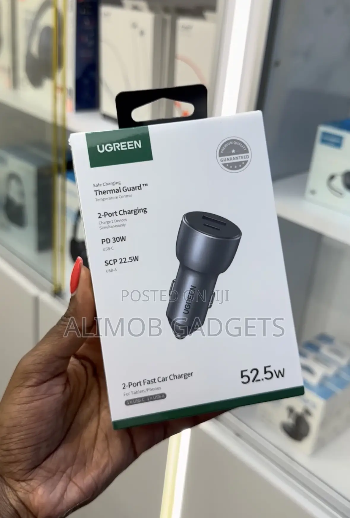 Ugreen Car Charger 2 Port 52.5w - Clearance Sale!
