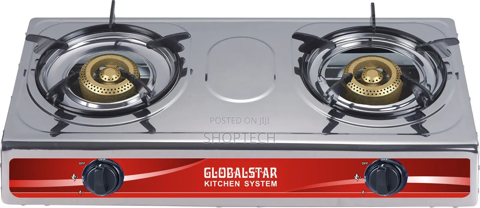 Globalstar 2 Burner Stainless Steel Table Top Cooker