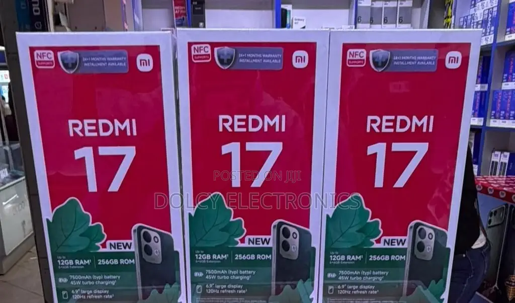 New Xiaomi Redmi 17 128 GB Red