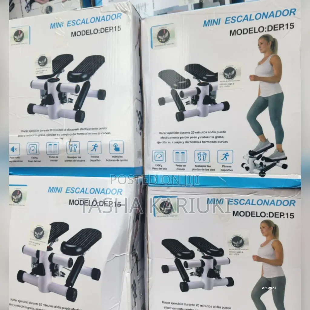 *_Mini Stepper With Resistance Bands*Fitness to Behold*