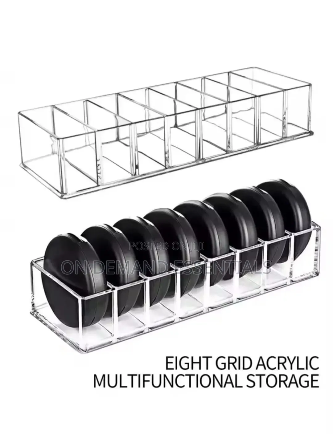 8 Compartment Transparent Multifunctional Storage