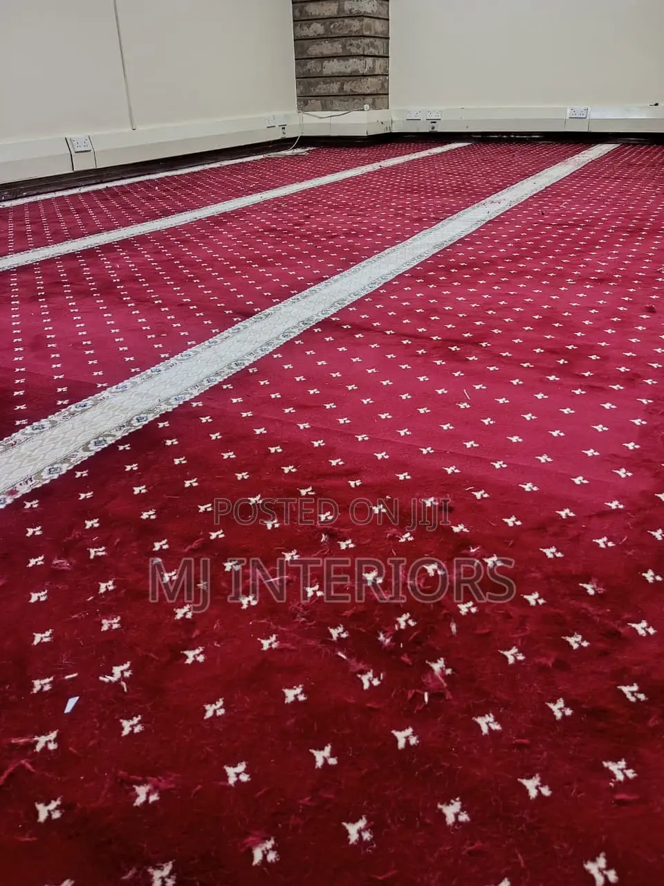 Premium Red Wall Carpet Installation Elegant Modern Home Look