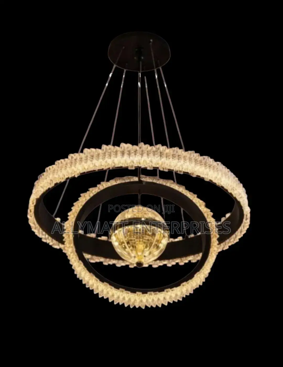 Modern Led Crystal Ring Light