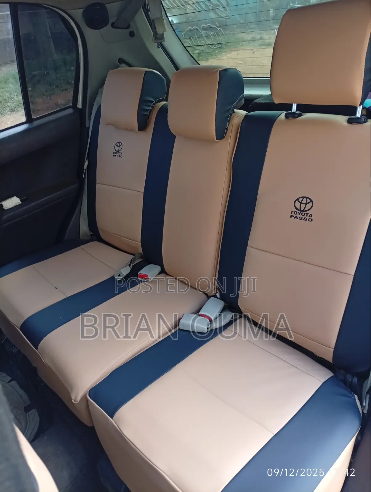 Toyota Passo Seat Covers Nairobi – KSh 7,999