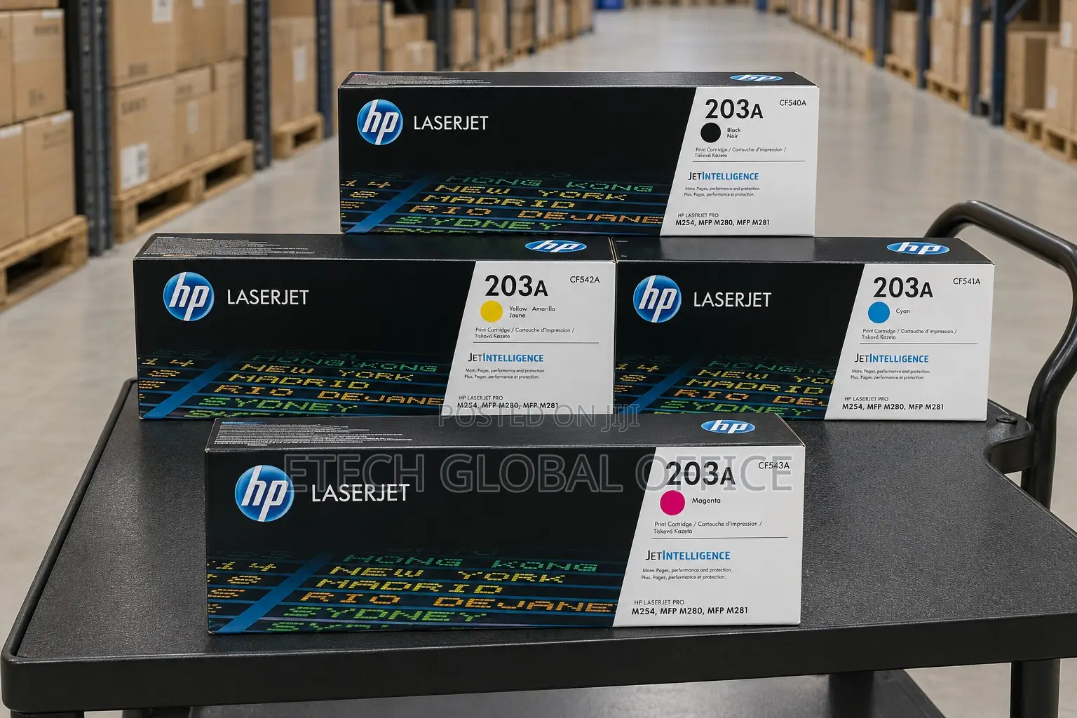 Genuine HP 203A Black Toner Cartridge