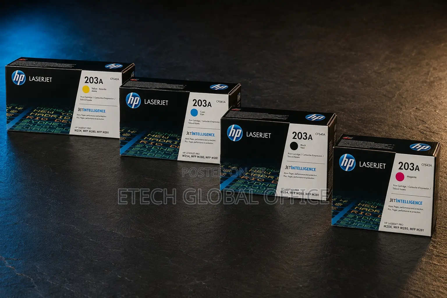 Original HP 203A Yellow Toner Cartridge