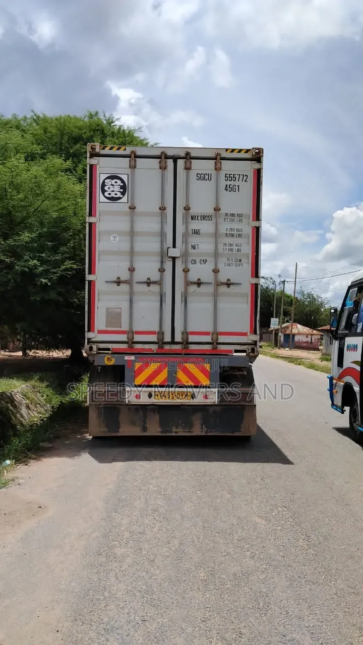 Container. Trailer for Logistic Services.