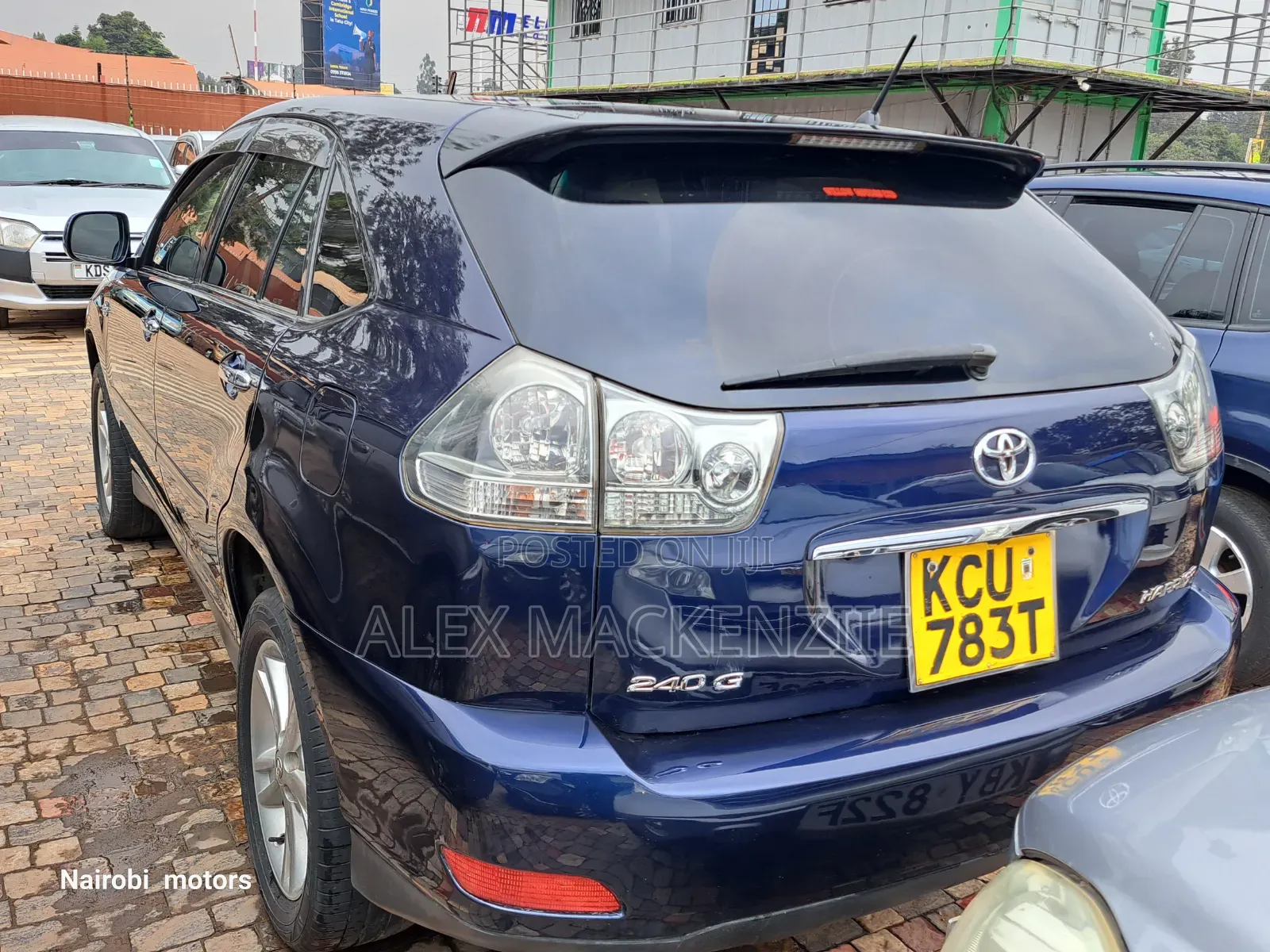 Toyota Harrier 2012 Blue