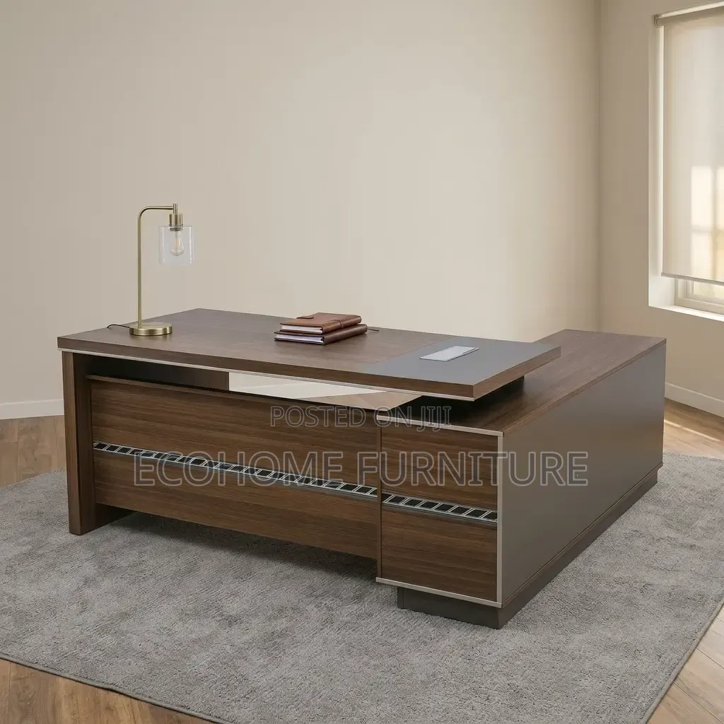 Office Desk – Modern Executive Managerial Desk With Storage