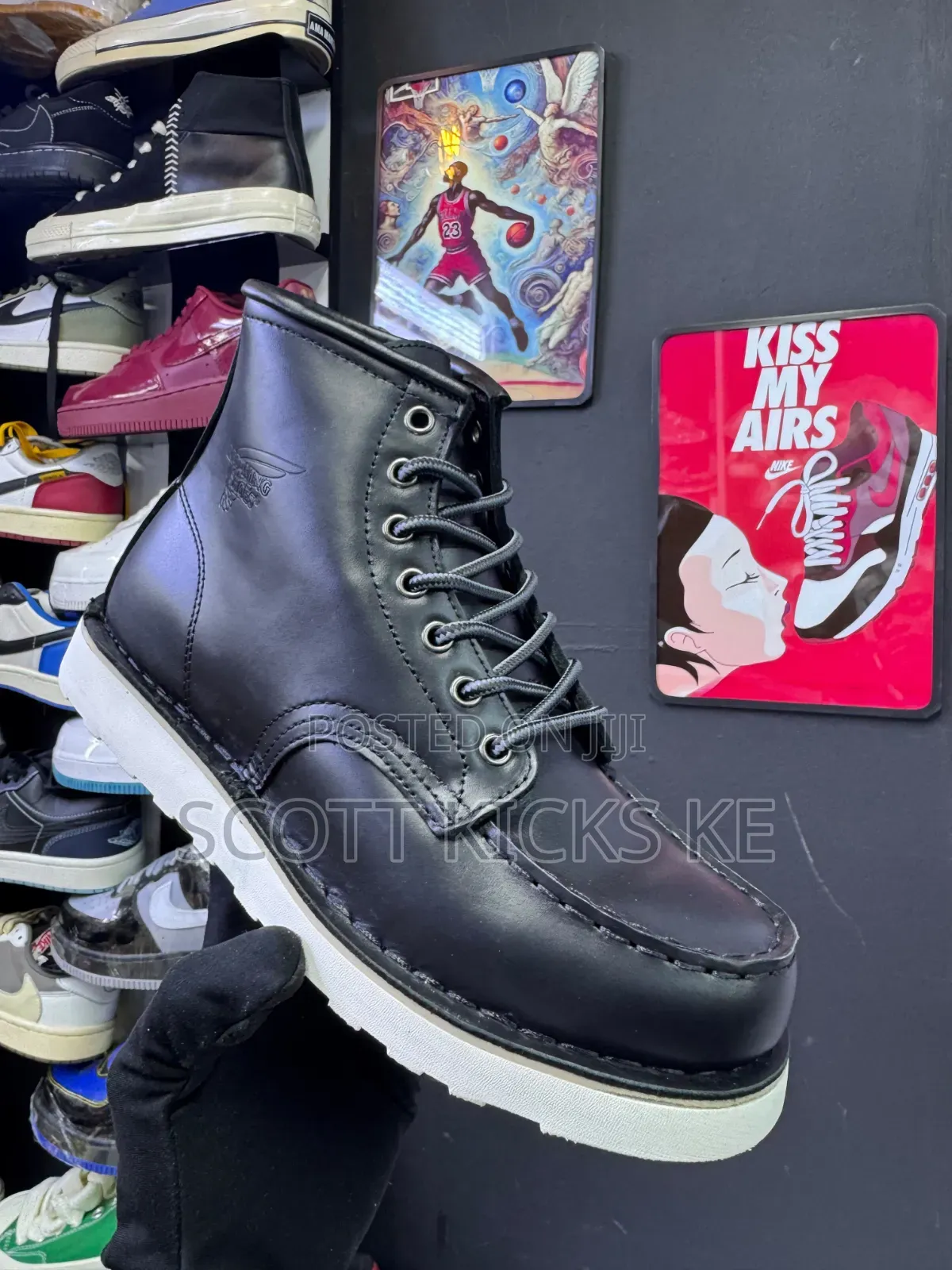 Red Wing Heritage 6-Inch Moc Toe Boot.