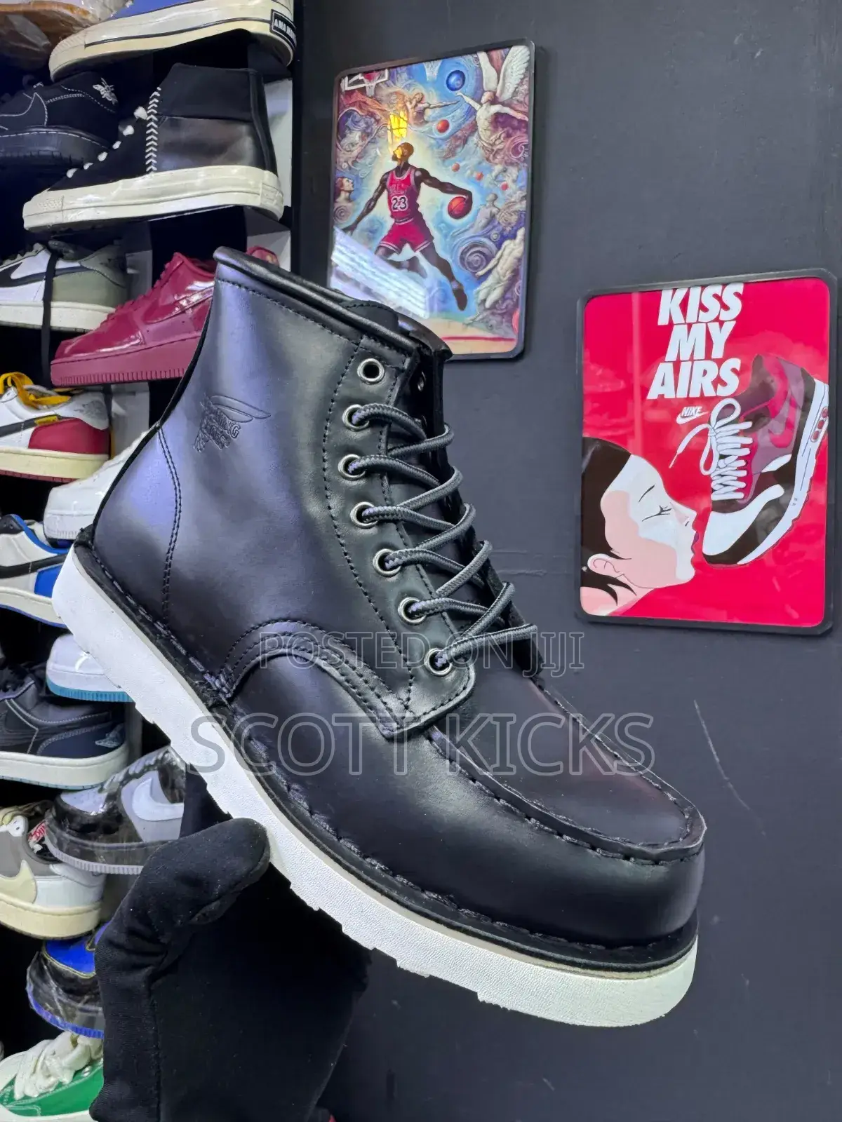 Red Wing Heritage 6-Inch Moc Toe Boot.