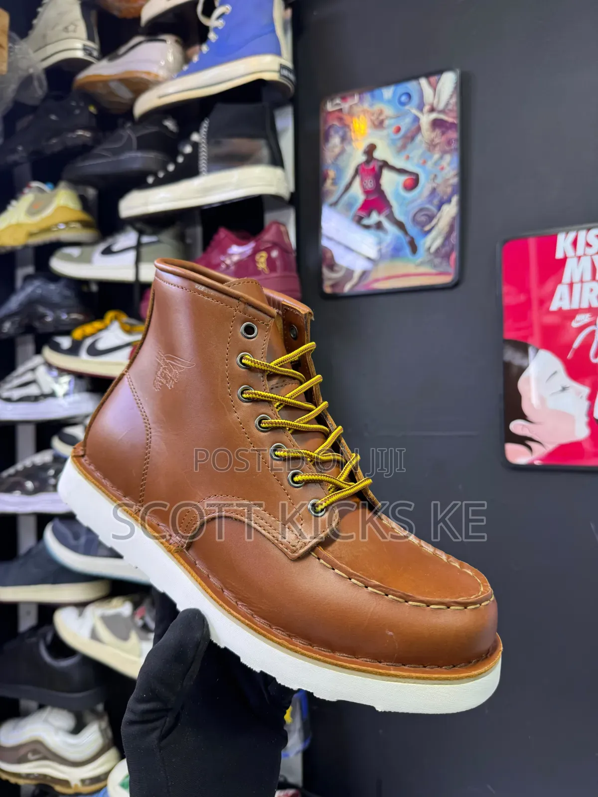 Red Wing Heritage 6-Inch Moc Toe Boot.