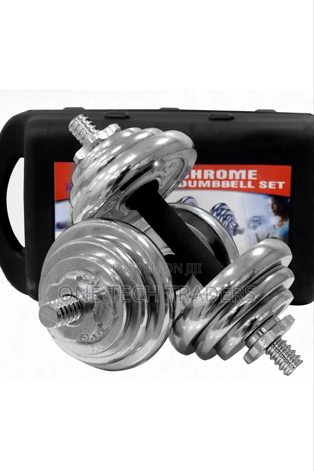 30kgs Chrome Dumbells ( With Case)