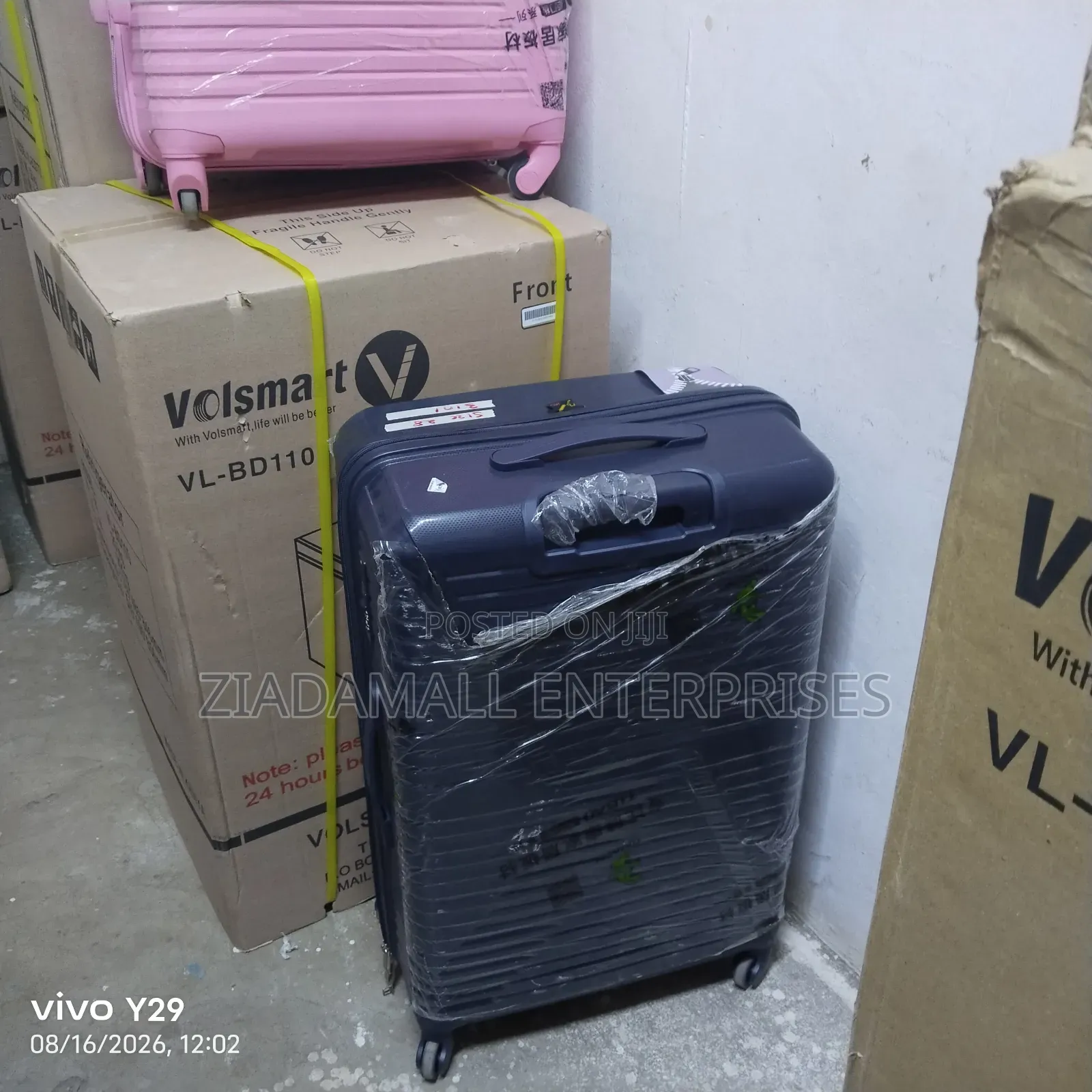 Modern Fibre 3-Piece Suitcase – Travel Holiday Luggage