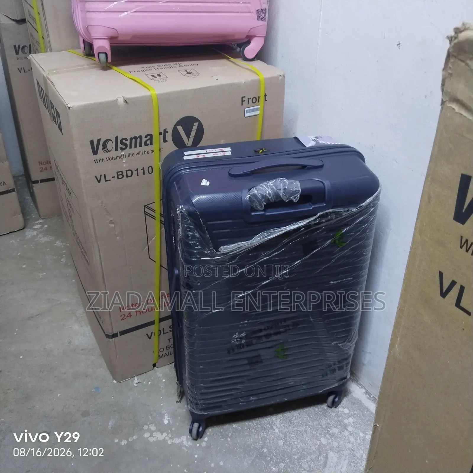 Modern Fibre 3-Piece Suitcase – Travel Holiday Luggage