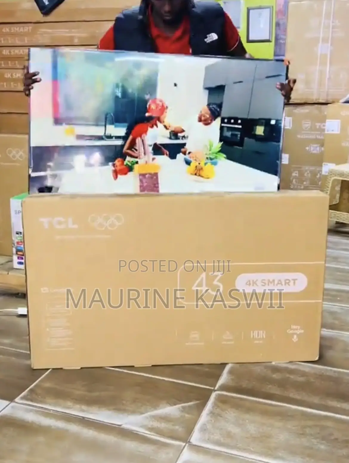 TCL 43” Inch Uhd-43v6d
