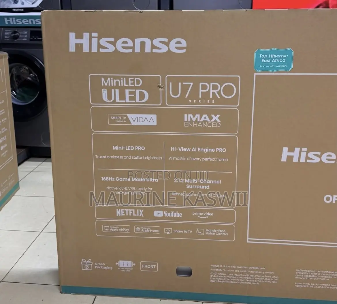 Hisense 65” Inch Miniled Uled Pro-65u7pro