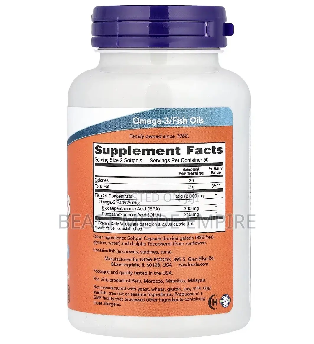 Omega 3 Fish Oil,made in USA